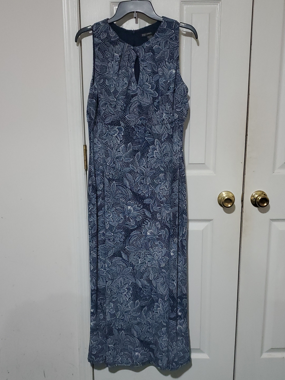 EUC Maggy London Petite Sleeveless Maxi Dress Sz 14P